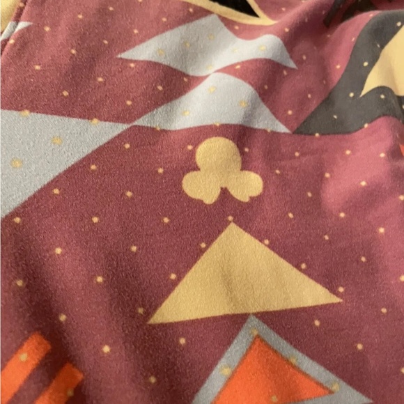 Disney Lularoe Legging (Size: One Size)  Minnie Mouse Athletic Tribal Print - Picture 4 of 6